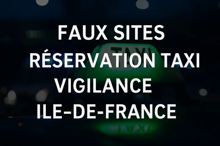 Faux sites de réservation de taxis en Île-de-France : vigilance maximale en 2025