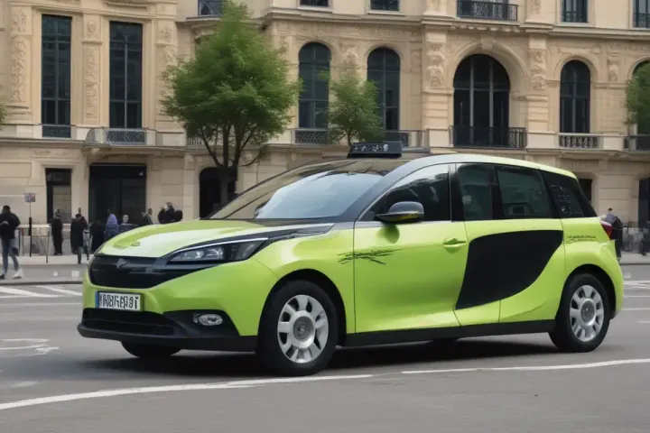 La révolution verte des taxis parisiens