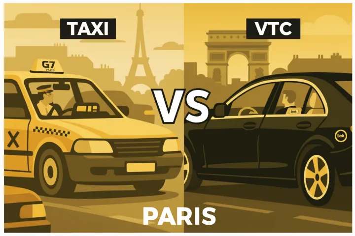 Taxi ou VTC à Paris : lequel choisir selon votre trajet ?
