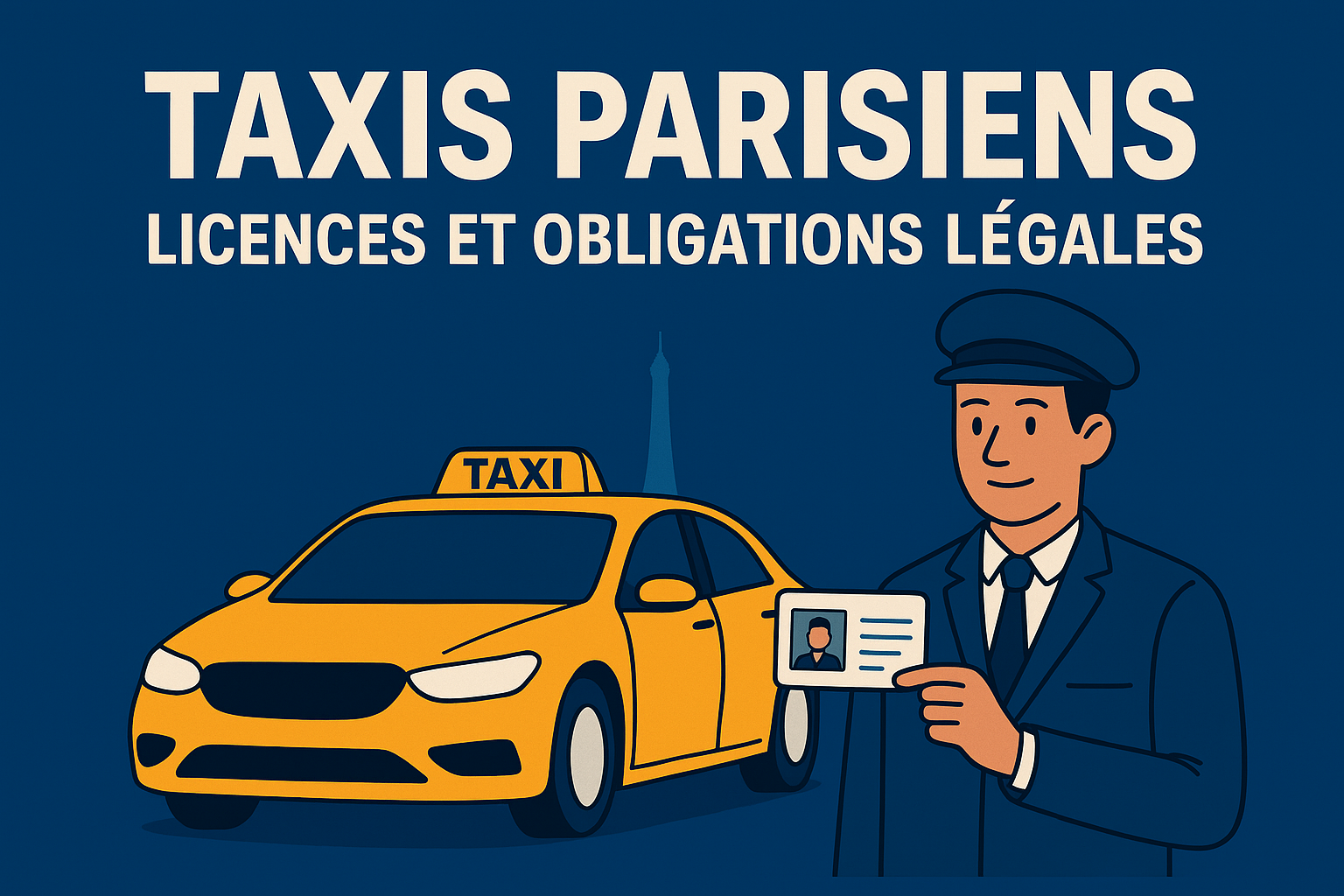 Tout savoir sur les licences et obligations légales pour devenir chauffeur de taxi à Paris.